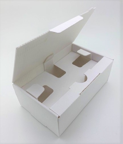 White Matte one piece carton - Handset size 2